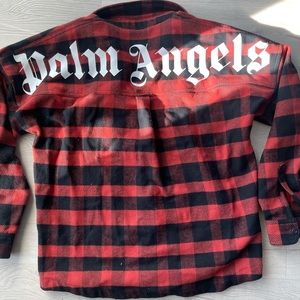 Palm Angels Buffalo Plaid Flannel - Size 44